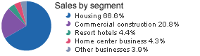 Sales by segment