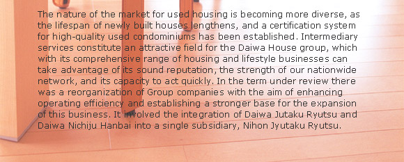 Real estate intermediary services