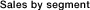 Sales by segment