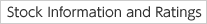 Stock Information and Ratings