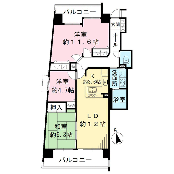 間取図(平面図)