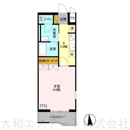 間取図(101号室)
