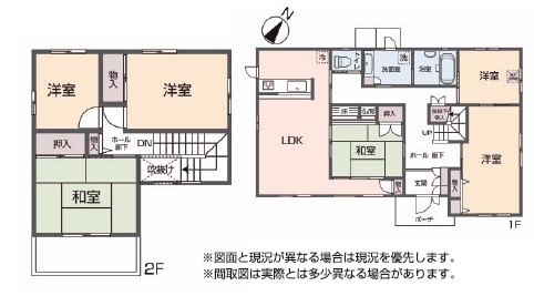 掲載の間取り図は設計図書を基に描き起こしたもので実際とは多少異なる場合があります。