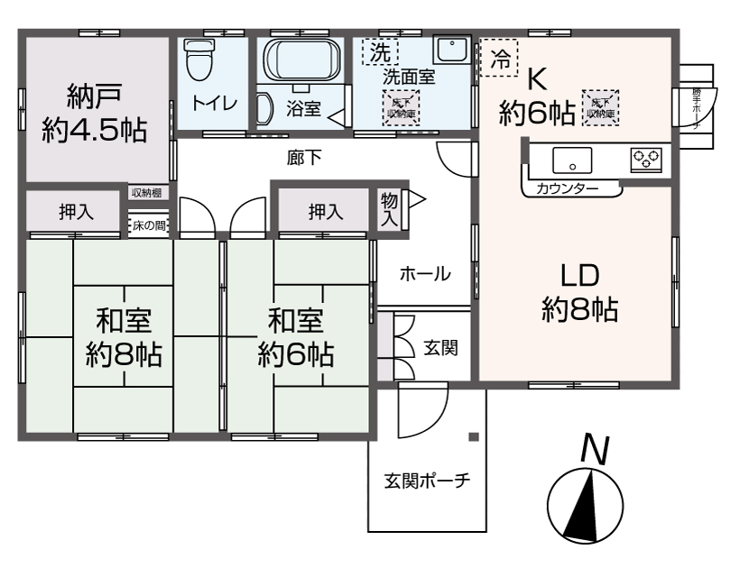 掲載の間取り図は設計図書を基に描き起こしたもので実際とは多少異なる場合があります。