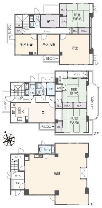 掲載の間取り図は設計図書を基に描き起こしたもので実際とは多少異なる場合があります。