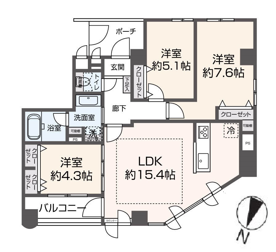 掲載の間取り図は設計図書を基に描き起こしたもので実際とは多少異なる場合があります。