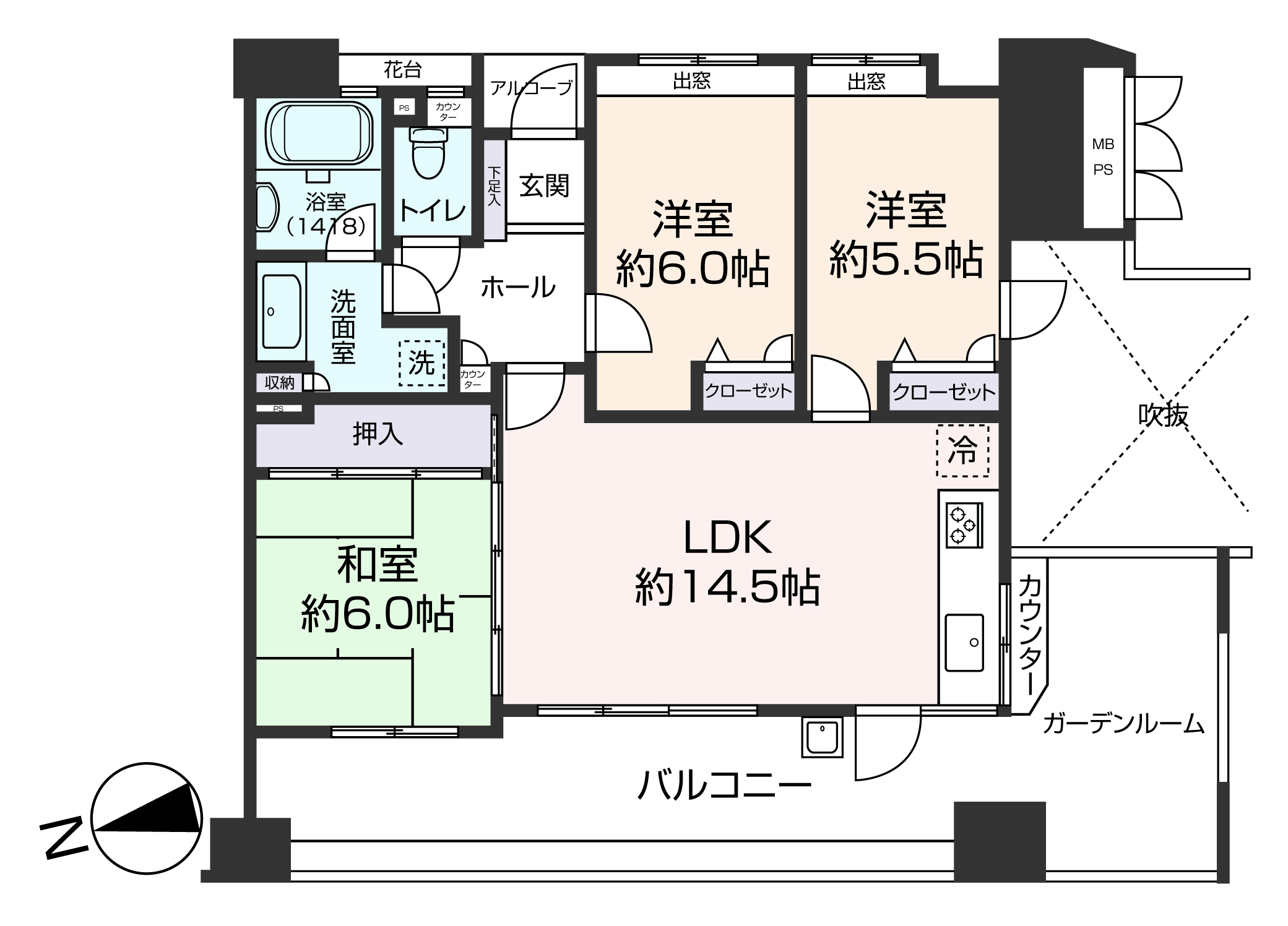 掲載の間取り図は設計図書を基に描き起こしたもので実際とは多少異なる場合があります。 写真撮影日:2024-07-17