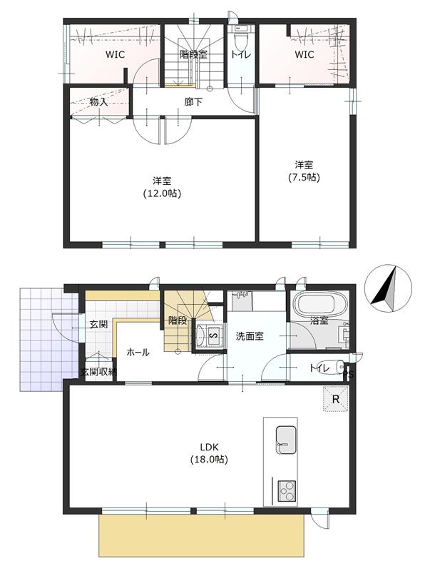 掲載の間取り図は設計図書を基に描き起こしたもので実際とは多少異なる場合があります。