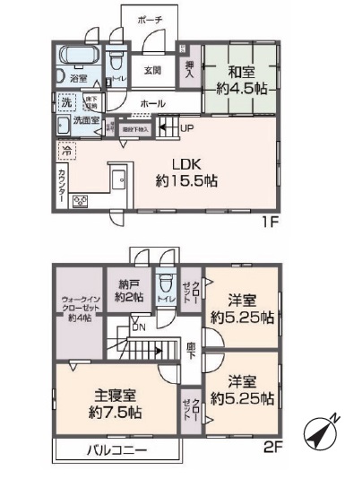 掲載の間取り図は設計図書を基に描き起こしたもので実際とは多少異なる場合があります。