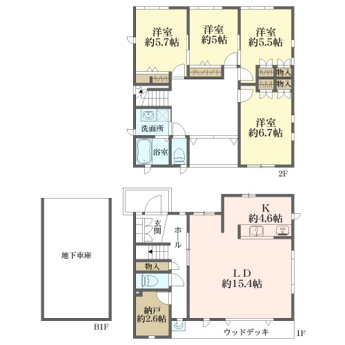 建物間取図