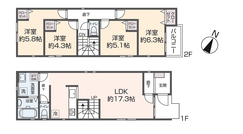 掲載の間取り図は設計図書を基に描き起こしたもので実際とは多少異なる場合があります。