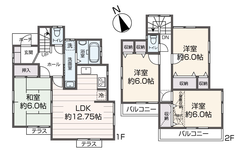 ※図面と現況が異なる場合は現況を優先します。間取図は実際とは多少異なる場合があります。