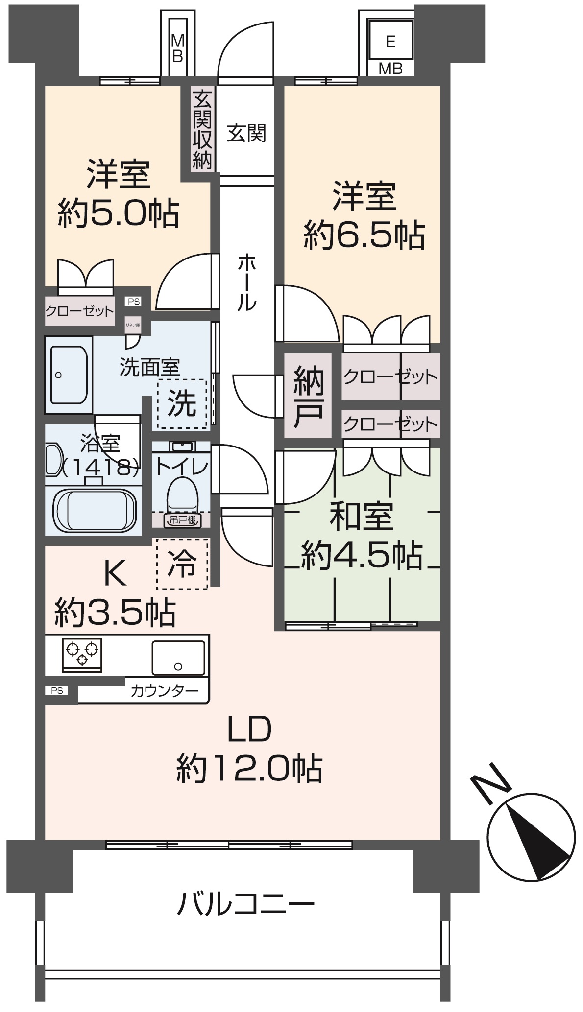 掲載の間取り図は設計図書を基に描き起こしたもので実際とは多少異なる場合があります。
