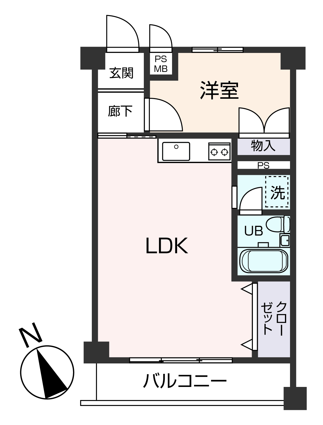 掲載の間取り図は設計図書を基に描き起こしたもので実際とは多少異なる場合があります。