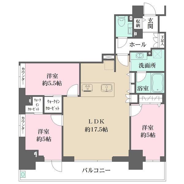 角住戸につき日当たり・通風良好です。