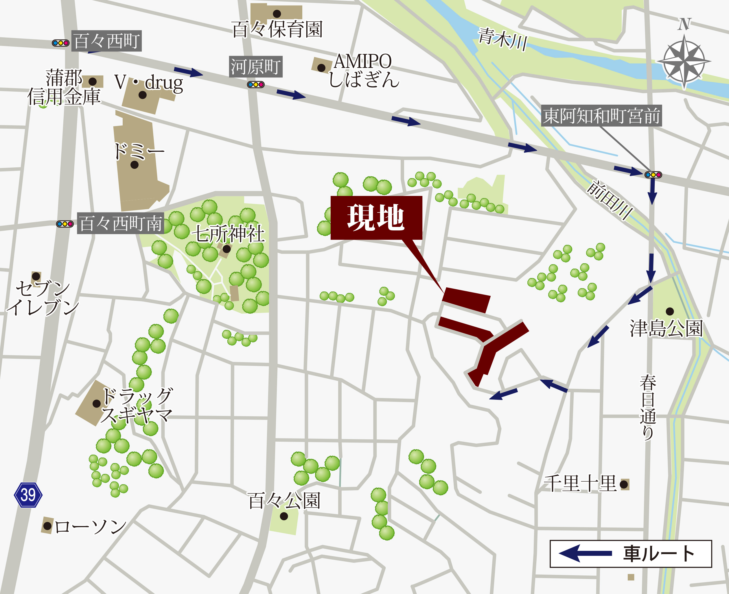 拡大図