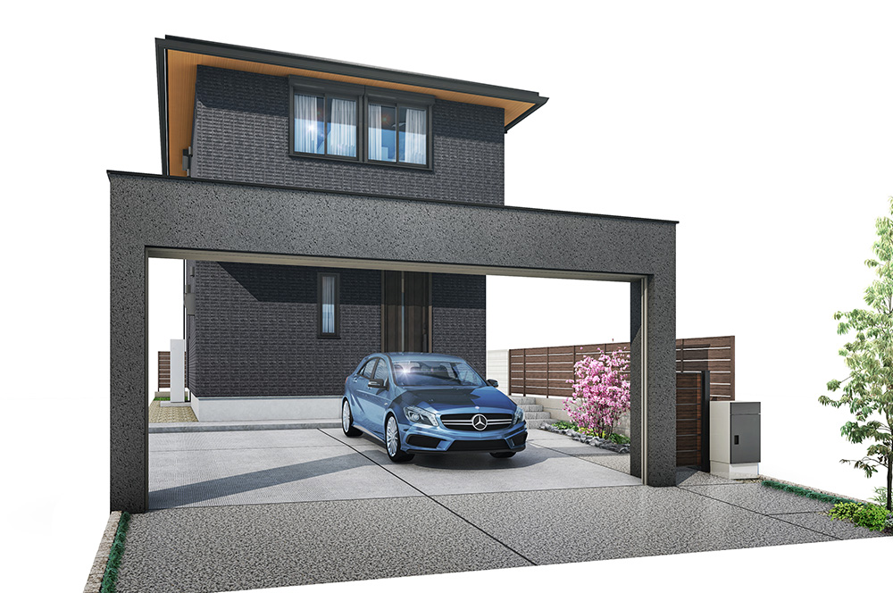 B号地 完成予想図