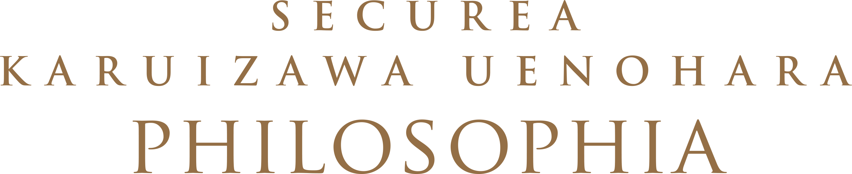 SECUREA KARUIZAWA UENOHARA philosophia