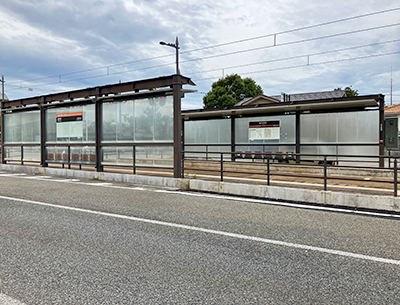 富山地方鉄道富山軌道線「安野屋」駅