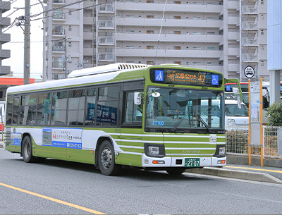 広島バス「大洲車庫前」バス停
