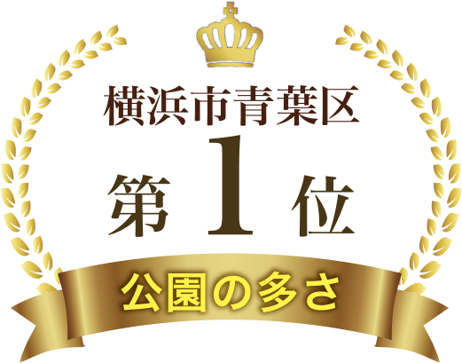 公園の多さ横浜市青葉区第1位