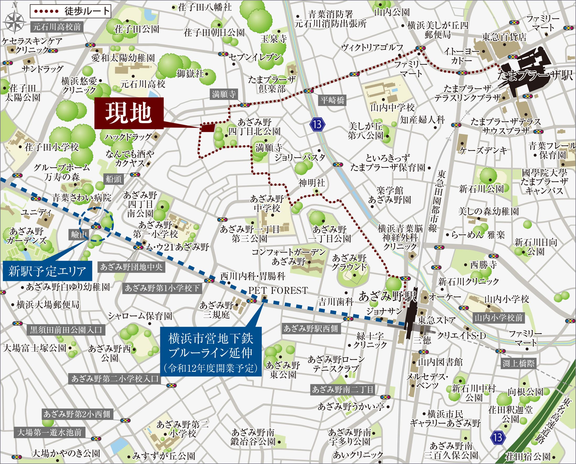 現地案内図