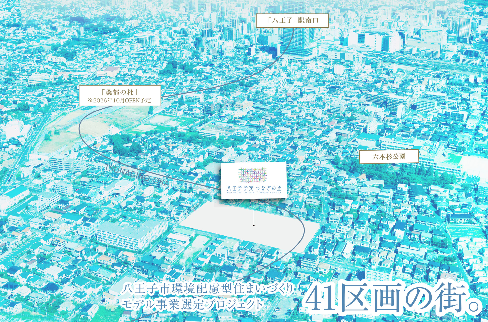 現地付近空撮