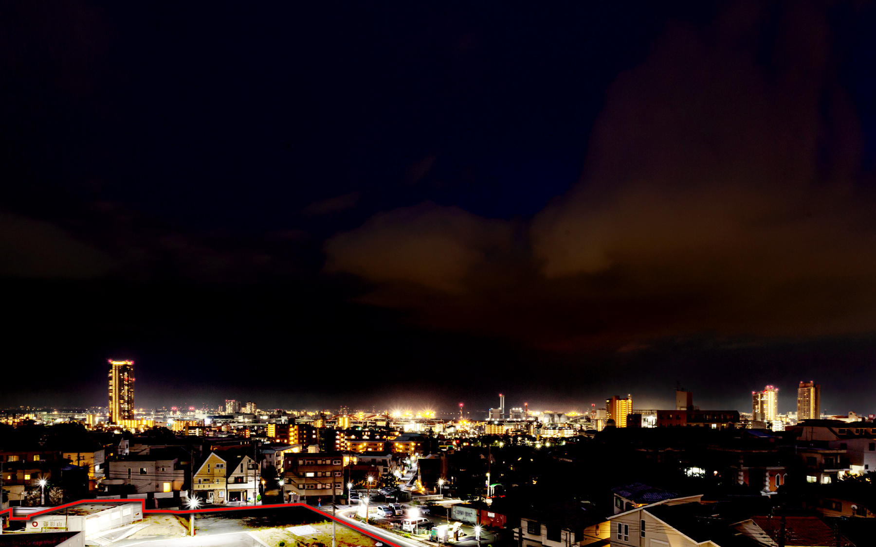 現地からの眺望写真（2024年8月撮影）※一部CG加工を施しています