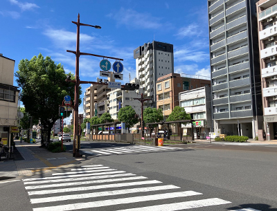 鹿児島市電谷山線「荒田八幡」駅
