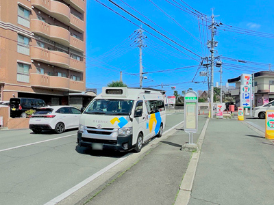 熊本都市バス「山の神」バス停