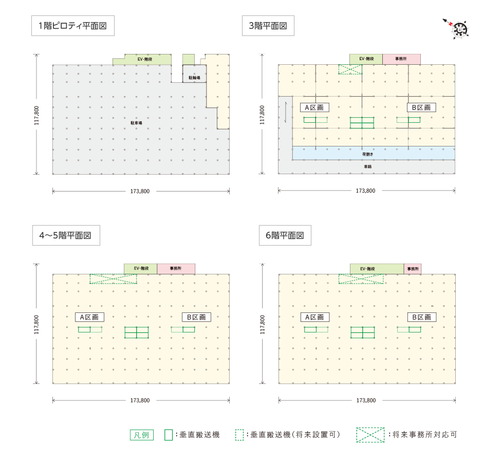 DPL江東深川のFLOOR MAP