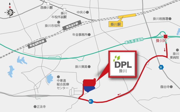 DPL掛川地図