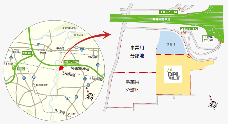 DPL埼玉上里A地図