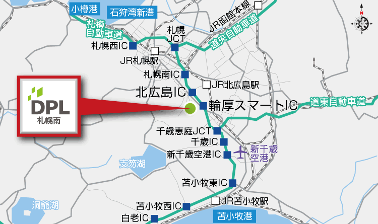 DPL札幌南地図