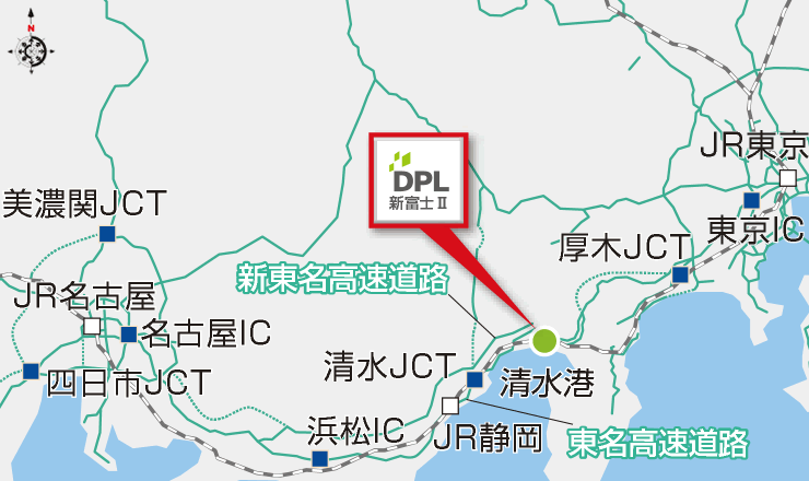 DPL新富士II地図