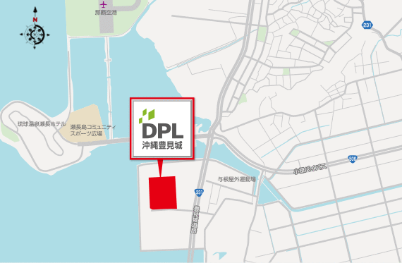 DPL沖縄豊見城地図