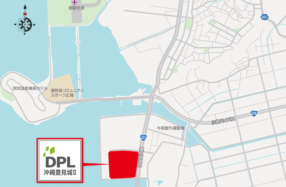 DPL沖縄豊見城Ⅱ地図