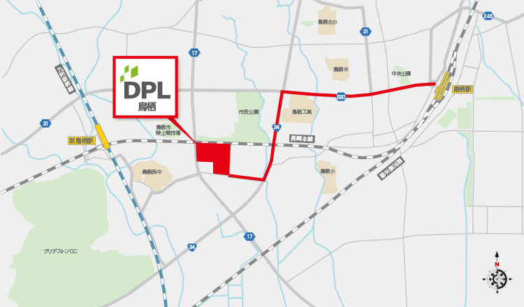 DPL鳥栖地図