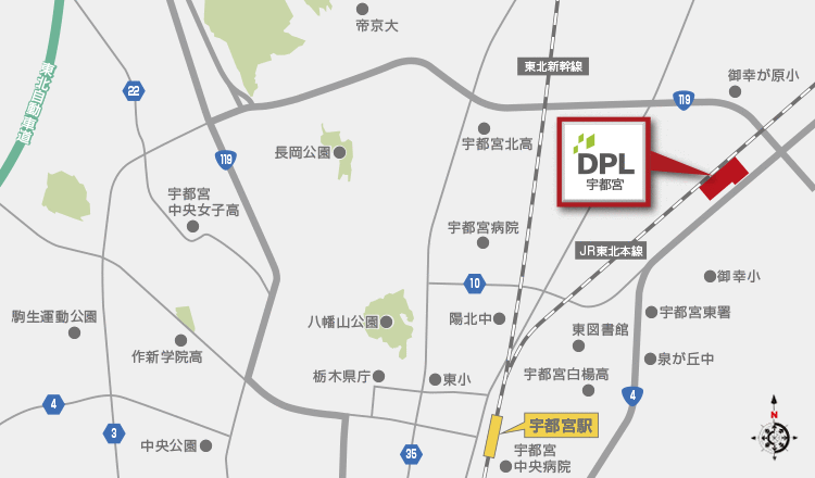 DPL 宇都宮地図