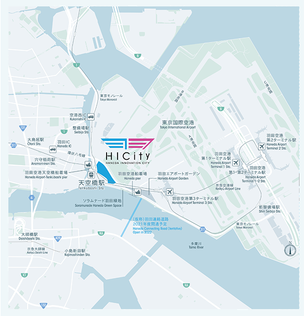 HANEDA INNOVATION CITY （HICITY）地図