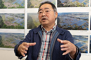 谷津田地区の区長 原田さま