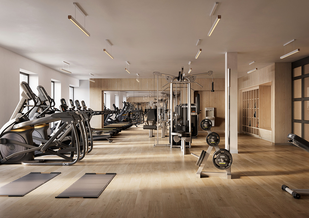 フィットネスルーム完成予想図