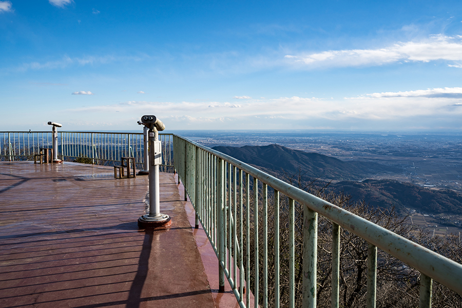 筑波山女体山駅展望台（約25km)