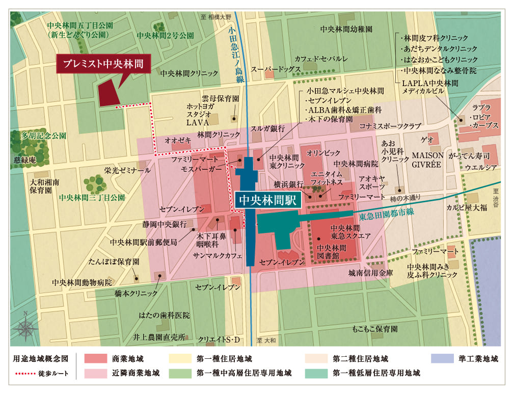 用途地域概念図