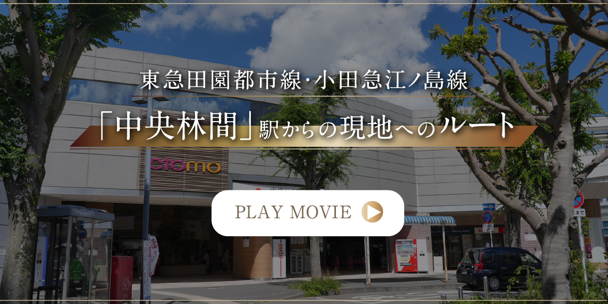 東急田園都市線・小田急江ノ島線「中央林間」駅からの現地へのルート動画