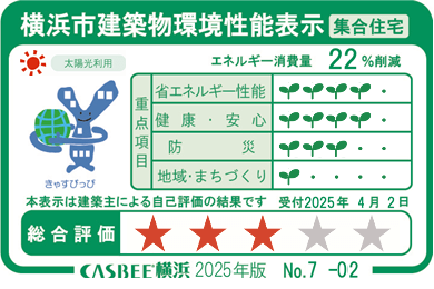 横浜市建築物環境性能表示［集合住宅］