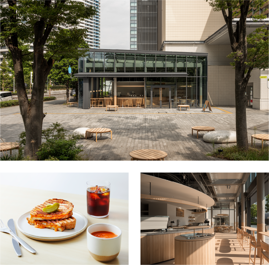 BLUE BOTTLE COFFEE MINATOMIRAI CAFE(ブルー ボトル コーヒー)