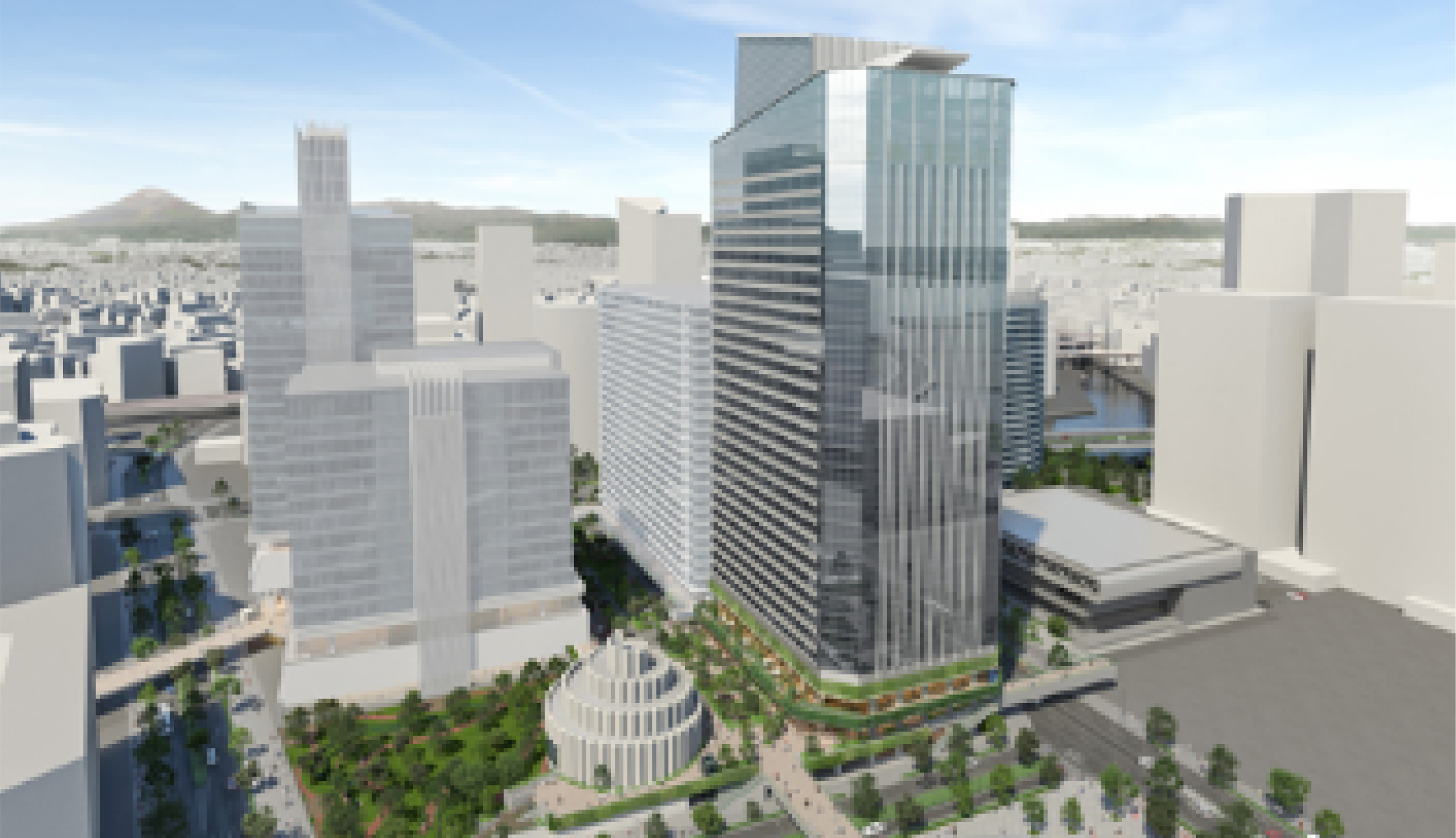 「みなとみらい21中央地区52街区開発事業」完成予想図