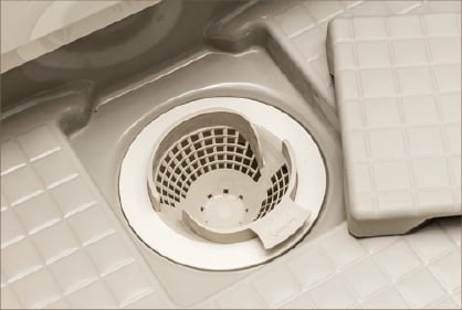 パッとくるりんポイ排水口