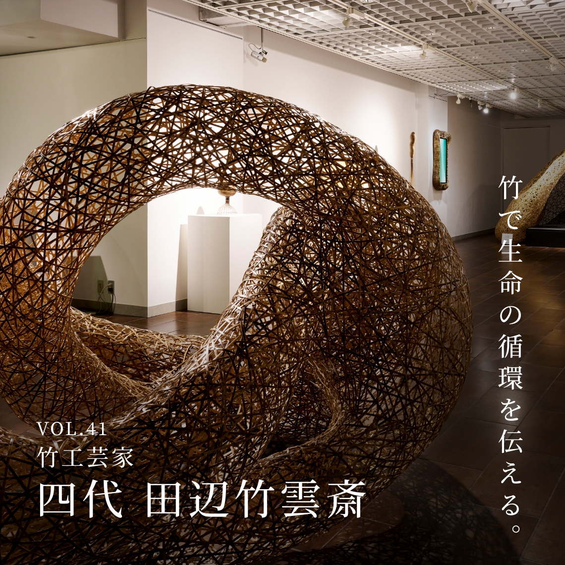 PLATINUM SALON VOL.41 竹工芸家 四代 田辺竹雲斎